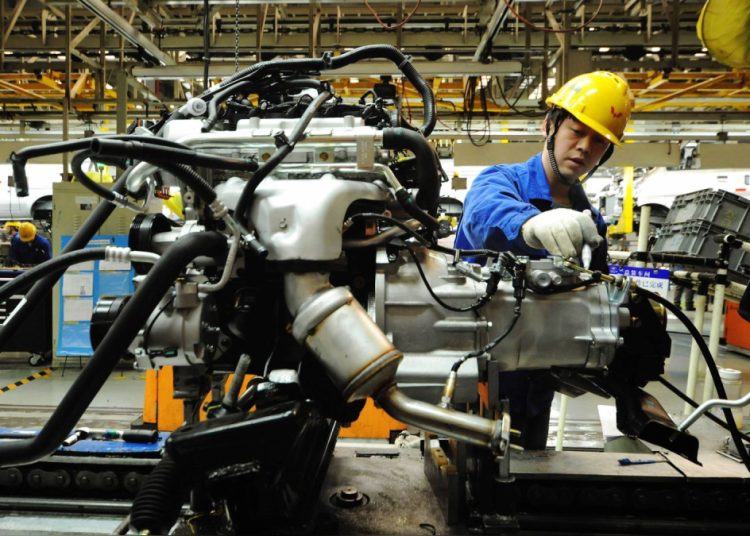 Producción industrial en Japón. - Fuente externa.