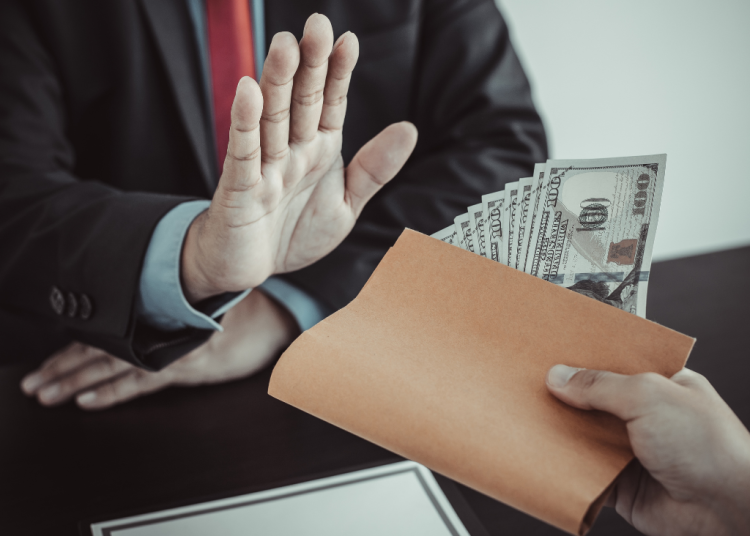 La clasificación se da en una escala de 0 (los más corruptos) a 100 (los más limpios).