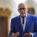 Venezuela's Communications and Information Minister Jorge Rodriguez speaks during a broadcast at the Miraflores Palace in Caracas