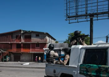 Patrulla de Policía haitiana en calles. - Fuente externa.