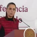 Claudia Sheinbaum durante su conferencia matutina en la que abordó las gestiones energéticas con Cuba.