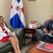 El CEO de la empresa, Robert Saad, fue recibido por la embajadora dominicana en Canadá, Michelle Cohén.