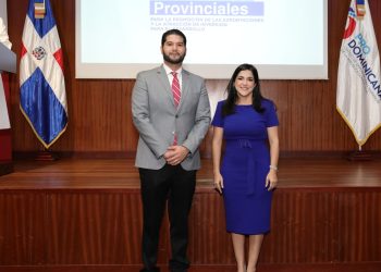 Miguel Garcia Fedocamara y Biviana Riveiro Prodominicana.- Fuente externa.