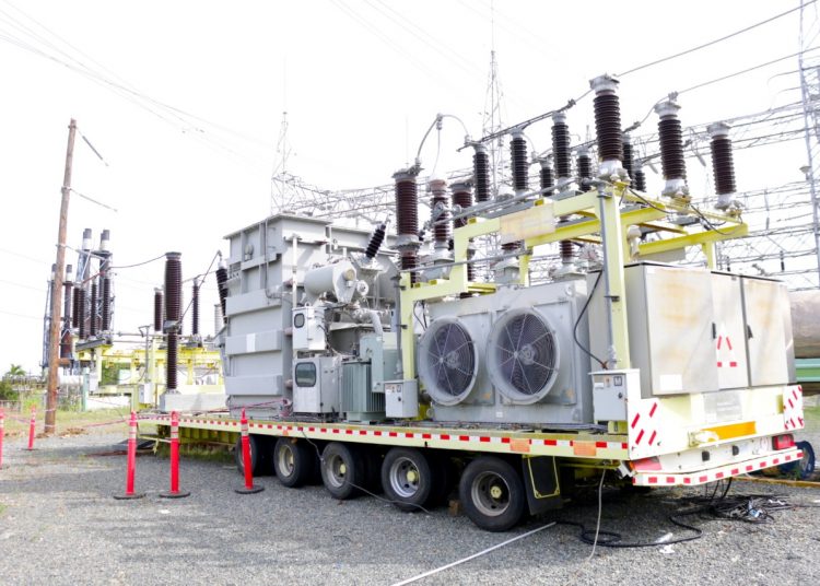 Transformador eléctrico.