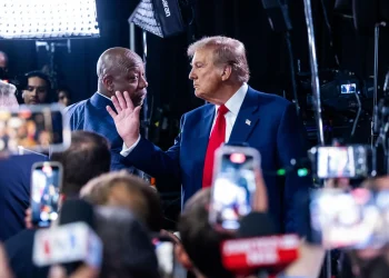 En el debate, el expresidente estuvo muy por debajo de su contrincante, Kamala Harris.