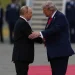 Putin aterriza en la base aérea Elmendorf-Richardson en Anchorage.