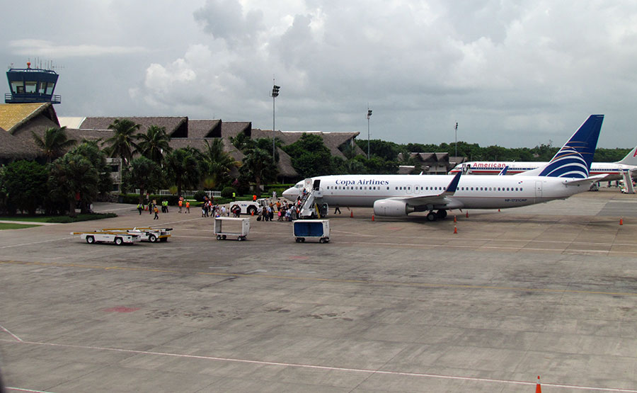 Punta Cana es el aeropuerto de mayor tráfico de pasajeros no residentes en el país.