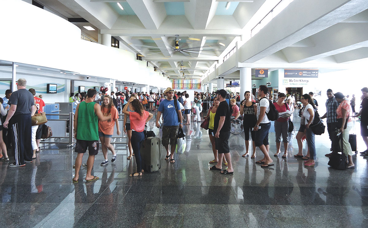 turismo llegada de turistas