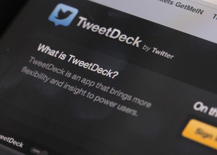Tweetdeck. Fuente externa.