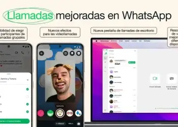 WhatsApp puntualizó que las llamadas individuales y grupales ahora tienen una mejor resolución de vídeo y muestran una imagen más nítida.